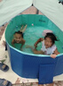 西哈泳士免充气折叠儿童游泳池家用室外小孩婴儿游泳桶成人大型户外支架 2.1米【入门套餐】免充气泳池 实拍图