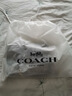 蔻驰（COACH）【品牌直供】女士KLARE小号单肩斜挎风琴包棕色配黑色91019 实拍图