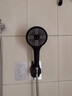 九牧王世家德国淋浴增压花洒喷头浴室浴霸通用高压淋雨莲蓬花洒头套装 [曐夜-黑]喷头+免钉座 德国顶级品质/大面板花 实拍图