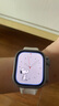 Apple/苹果 Watch Series 10 智能手表GPS款46毫米玫瑰金色铝金属表壳淡桃粉色运动型表带M/L MX2A3CH/B 实拍图