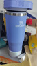 STANLEY拎拎杯吸管杯水杯保温杯大容量办公车载不锈钢杯子887ML-绣球花蓝 实拍图