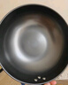 炊大皇 炒锅铁锅 健康无涂层蜂窝纹32cm 家用炒菜锅玄铁XT32CGH 实拍图