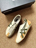 Onitsuka Tiger鬼塚虎男女鞋休闲鞋舒适透气轻便慢跑鞋RUNSPARK 1183B480 米黄色 39.5 实拍图