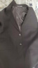 席臣加肥加大码西装外套休闲男宽松商务西服显瘦大号胖子肥佬西服套装 黑色单西 4XL （190-210斤） 实拍图