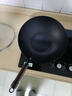 日本极铁锅不粘锅家用炒锅电磁炉燃气灶专用炒菜锅无涂层熟铁锅 【极铁不沾·免开锅】无锅盖 30cm 实拍图