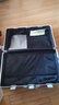 狄斯顿保罗行李箱大容量30英寸超大号结实耐用合金硬壳密码箱出国托运旅行箱 蓝色 【加厚加深铝框+全封闭干湿内衬】 30英寸  【USB+杯架+挂钩+支架】 实拍图