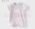 戴维贝拉（DAVE＆BELLA）婴儿衣服夏装新生儿短袖连体衣宝宝哈衣男宝爬服 实拍图