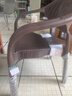莫 家（MO JIA）莫家户外椅子阳台庭院休闲凳餐椅奶茶店摆摊椅室外桌椅靠背椅单椅 1张爱士堡椅(黑色) 实拍图