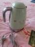 SMEG/斯麦格复古电热水壶KLF04烧水壶大容量家用不锈钢恒温养生壶泡茶热牛奶自动断电保温生日新年礼物 1.7L 淡绿色 实拍图