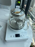 FUNORK全自动上水电热烧水壶玻璃烧水器茶台专用一体茶桌茶几保温泡茶具抽水电茶炉 底部上水 - 白色 1L 实拍图