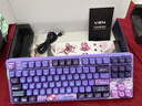 VGN V87 有线/无线/蓝牙三模客制化机械键盘 gasket结构 全键热插拔 电竞游戏 家用办公 V87PRO 阿尼亚轴 雅典娜 实拍图