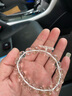 石传百世天然白水晶手串男女手链水晶佛珠情侣手链本命年生日礼物 实拍图