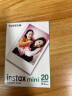 富士FUJIFILM instax立拍立得相机 3英寸相纸胶片胶卷 3寸双包+3英寸相册+冰箱贴相框【20张白边】 官方标配 实拍图