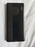 正件 适用华为mate30pro手机壳mate30e pro保护套真素皮5G智能休眠视窗翻盖全包（玻璃后盖手机）黑 实拍图