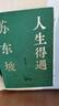 【拉页+海报】人生得遇苏东坡 3500万人都在听意公子讲苏东坡，播放量超7亿次的人生活法参考！人生得遇苏东坡，方知可以这样活！ 小说 实拍图