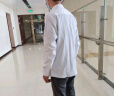 南极人衬衫男 纯色长袖商务衬衫男士棉质舒适衬衣外套修身白衬衫男3XL 实拍图