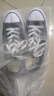 匡威（Converse）官方All Star经典帆布男女低帮休闲运动鞋黑色101001 101001/黑色 40 实拍图