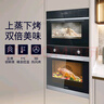 西门子（SIEMENS）蒸烤箱套装 欧洲原装进口烤箱+国产嵌入式蒸箱 自清洁CD289+HB313 烤59.5CM蒸45.5CM高 实拍图