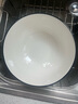 传旗釉下彩陶瓷面碗8英寸2只汤碗吃面大碗饭碗家用餐具鸟鸣 实拍图