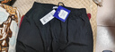 JEANSWEST CLUB真维斯冰丝休闲裤男夏季速干裤薄款百搭束脚透气运动长裤子黑色 实拍图