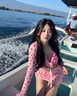 麓格立比基尼泳衣女2025新款四件套高级感粉色性感分体泳衣三亚度假温泉 粉色四件套 均码【建议100-120斤】 晒单实拍图