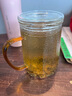 雅集筑茗玻璃茶杯茶水分离玻璃杯带盖带玻璃内胆办公家用耐热泡茶杯 实拍图