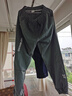 POUM裤子男士夏薄款宽松冰丝美式运动速干束脚工装卫男裤303灰色4XL 实拍图