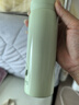 史努比（SNOOPY）迷你保温316不锈钢女士便携儿童水杯女生小巧水杯子女 绿色300ml 实拍图