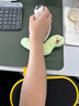 JINCOMSO 创意手臂托架 免打孔 电脑桌手托 手托架 手臂支撑 懒人支架 明黄-记忆棉软垫（单个） 实拍图