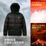 骆驼火山羽绒服1.0情侣男女鸭绒面包服外套冬季城市轻户外外套 幻影黑 男女同款，7089H M 实拍图
