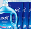 蓝月亮洗衣液12斤套装：亮白增艳薰衣草3kg瓶+1kg袋*3 实拍图