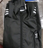 adidas休闲简约三条纹梭织立领夹克外套男装阿迪达斯官方三叶草 黑色 L 实拍图