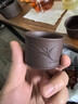 藏壶天下宜兴紫砂壶名家纯手工茶壶原矿紫泥扁竹节壶一壶两杯泡茶壶套装 紫泥款     245ml 实拍图