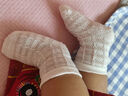 尼多熊宝宝袜子夏季薄款棉袜婴儿无骨袜儿童透气网眼袜松口袜4双 实拍图