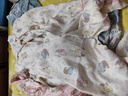 春秋冬季纯棉睡衣休闲可外穿夏天空调开衫家居服女士妈妈套装长袖 三色花朵 2XL 码【140-160斤】 实拍图