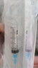 可孚 一次性注射器医用无菌针管针筒带针头喂食喂药器 10支5ml*0.6 实拍图