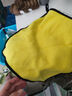 摩托车汽车洗车巾布专用家用品洗澡吸水加厚日用抹布 30*30cm【专享1个装】 黄灰色加大加厚 实拍图