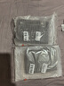 三利抗菌儿童纯棉毛巾2条男女通用速干吸水洗脸纱布面巾 棕/灰 实拍图