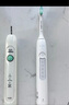 飞利浦（PHILIPS）【肖战推荐】电动牙刷钻石3系 生日礼物 成人情侣款送男生/女友 微泡水流 HX5181/02星云蓝 实拍图