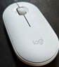 罗技（Logitech）LOGITECH PEBBLE鼠标 无线蓝牙鼠标 办公静音鼠标 女性鼠标对称鼠标 鹅卵石造型 米白色 实拍图
