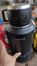 慕馨（moosen）保温壶杯大容量外出便携316不锈钢学生暖瓶保冷杯车载水壶户外壶 黑色3.2L+背带-可装6.4斤水 实拍图