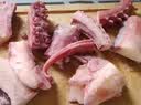 喜鲜德 特大 超大章鱼足 鱿鱼须 无冰净重  解冻即食 熟冻 脆口须 大号 5斤装 【11-15只】 实拍图