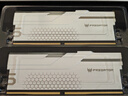 宏碁掠夺者（PREDATOR）96G(48G×2)套装 DDR5 6000频率 台式机内存条 Hermes冰刃系列 RGB灯条(C28) 白色 AI电脑配件 实拍图