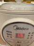 美的（Midea）电炖锅1-2人电炖盅隔水炖锅家用燕窝炖盅陶瓷炖汤盅电炖锅婴儿辅食小炖锅煲汤电炖锅电砂锅煲汤锅 1L 【1L=3碗 防烫把手】DZE1066 实拍图