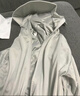 【轻薄凉感】网眼防晒衣男士新款潮流连帽外套透气户外钓鱼服外套 浅灰+深灰 网眼防晒衣【2件】 3XL 【建议145-160斤】 实拍图