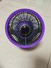 嘉柏兰桌面小风扇USB超强风力静音学生宿舍床上壁挂夹式家用户外便携手持空调扇制冷长续航车载夹子风扇 【戴森紫丨夹子款】100档/智能数显/台式壁挂悬吊 实拍图
