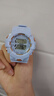 夜光数显马卡龙手表学生党小众森系独角兽韩版原宿学生手表 浅蓝 实拍图