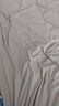 京东京造 悦柔床单单件 120g加厚耐用 A类磨毛床罩 180x230cm 科技灰 实拍图