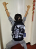 TigerFamily虎米小学生护脊书包儿童背包男女3-6-9年级初中学生减负双肩包 折叠版 -【特别版】黑白涂鸦 实拍图