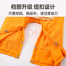 豹潜爬爬服爬行婴儿春夏秋季宝宝拖布连体衣服防脏罩衣擦地板拖把空调 【升级款】桔色夏款 90码 晒单实拍图